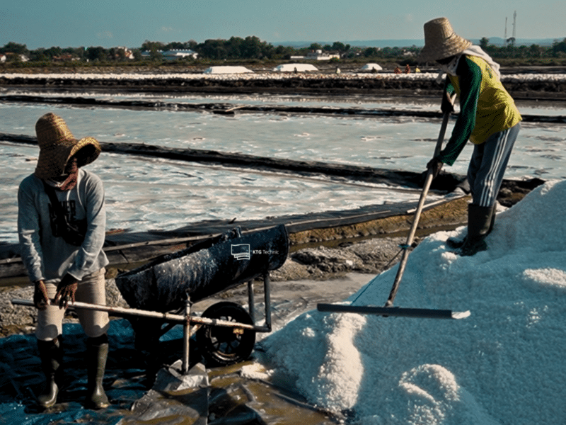 Proses produksi garam