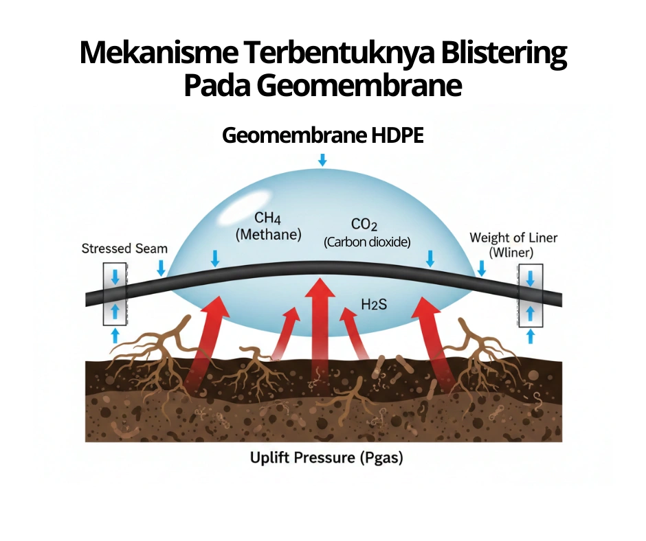 Blistering Geomembrane HDPE