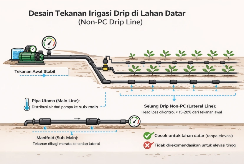Infografis Irigasi Drip
