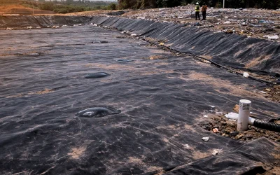 Geomembrane di TPA Menggelembung karena Gas? Ini Penyebab, Risiko, dan Cara Mengendalikannya