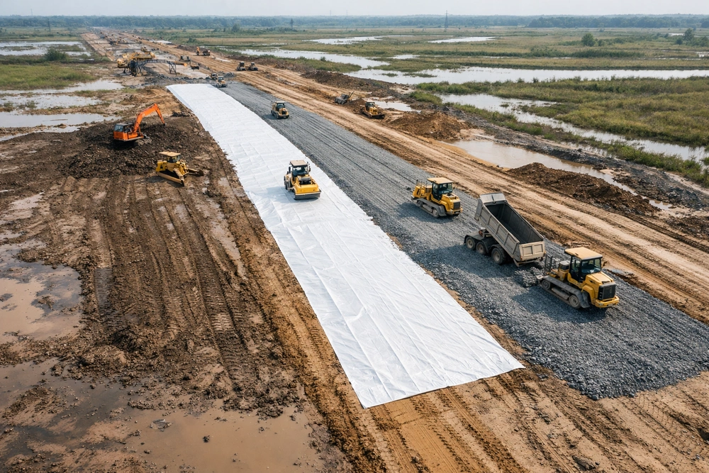 Geocell pada tanah lunak