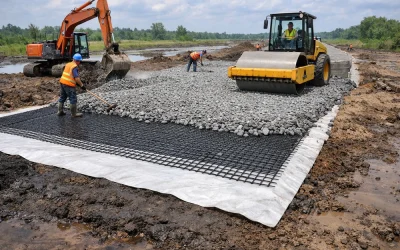 Konstruksi Jalan Raya di Tanah Lunak: Kombinasi Geosintetik Apa Saja yang Dipakai di Setiap Lapisan?