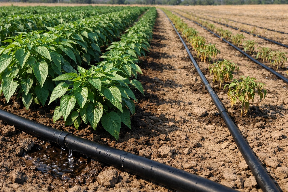 Sistem selang irigasi