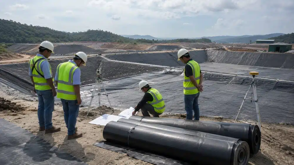 Penyesuaian spesifikasi geomembrane HDPE